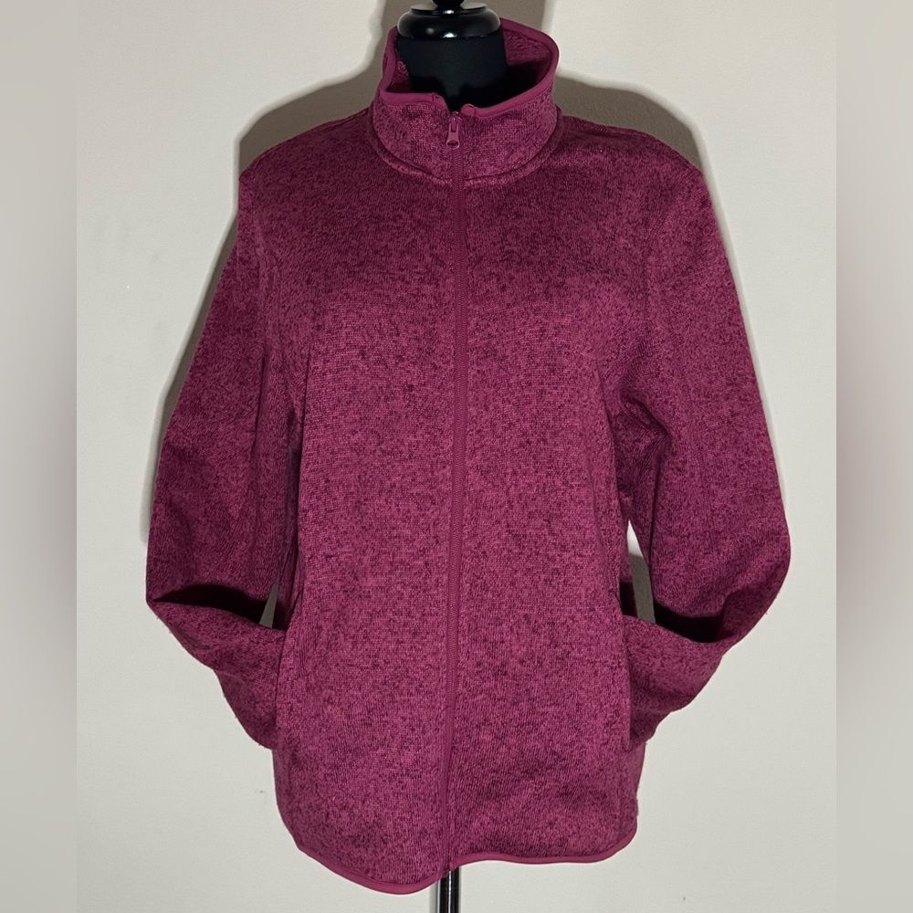 Swiss Tech Women's Burgundy Teddy Jacket XL (16-18)